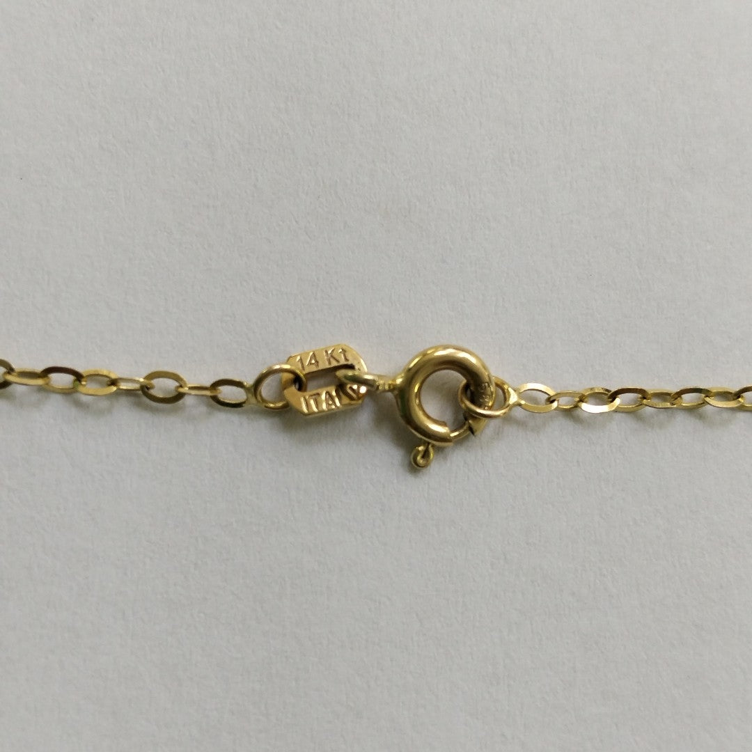 CADENA ORO 14 K 1.2 GRMS (SEMINUEVO)