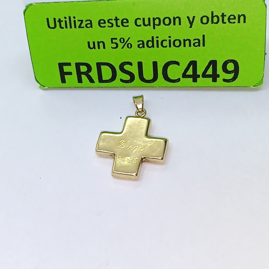 CRUZ, DIJE ORO 12 K 1.4 GRMS (SEMINUEVO)