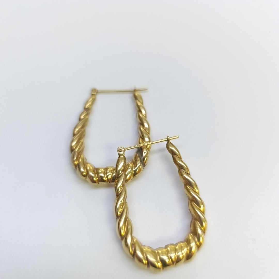 ARRACADAS PAR ORO 14 K 4,00 GRMS (SEMINUEVO)