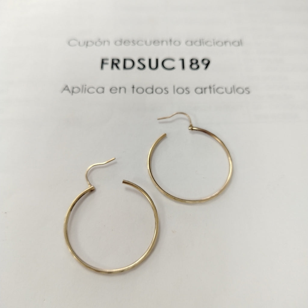 ARRACADAS PAR ORO 10 K 1,90 GRMS (SEMINUEVO)