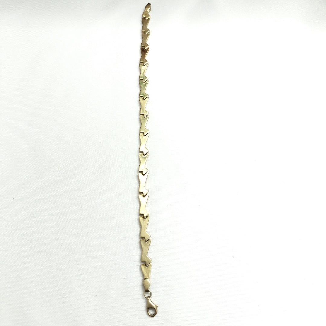 PULSERA ORO, ORO COMBINADO 14 K 4.8 GRMS (SEMINUEVO)