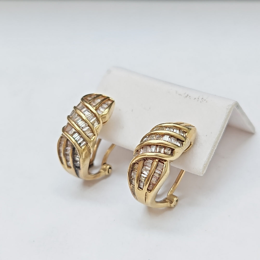 ARETES PAR ORO 10 K 6.3 GRMS (SEMINUEVO)
