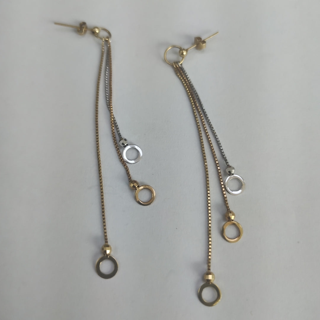 ARETES PAR ORO 10 K 3 GRMS (SEMINUEVO)