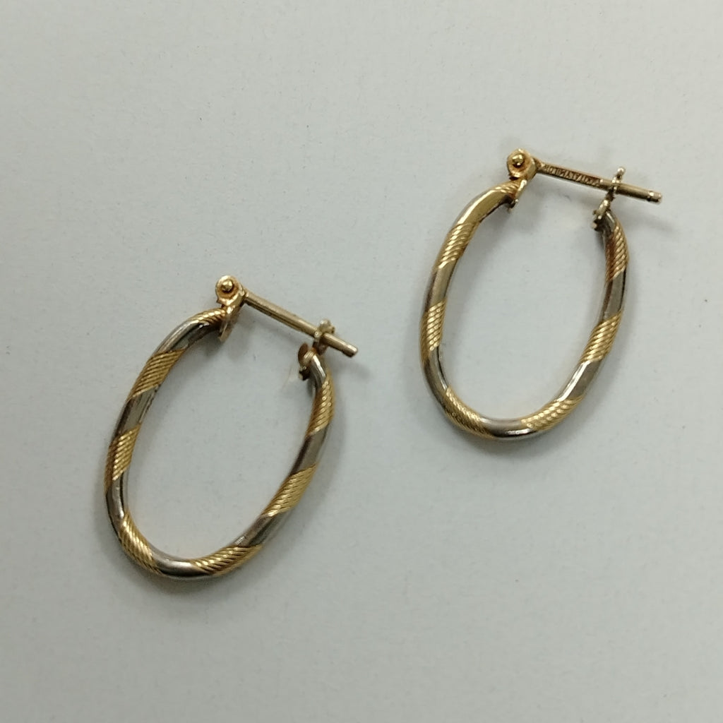 ARRACADAS PAR ORO 14 K 1.4 GRMS (SEMINUEVO)