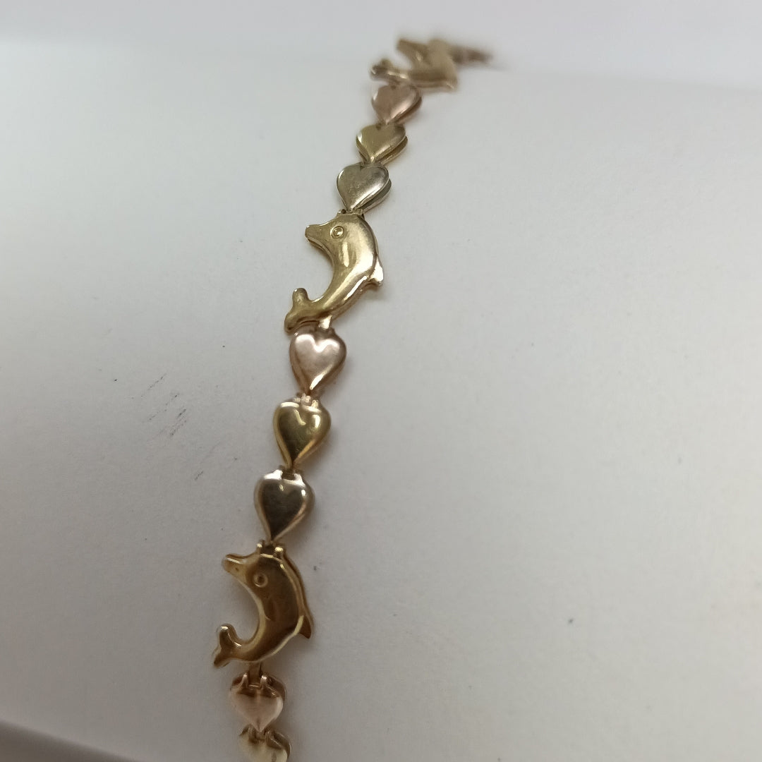 PULSERA ORO 14 K 5.7 GRMS (SEMINUEVO)