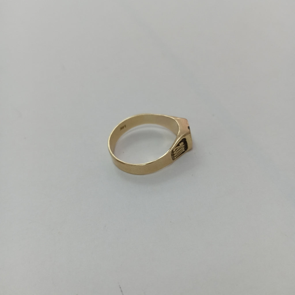 ANILLO DE GRADUACIÓN ORO 14 K 4.2 GRMS (SEMINUEVO)