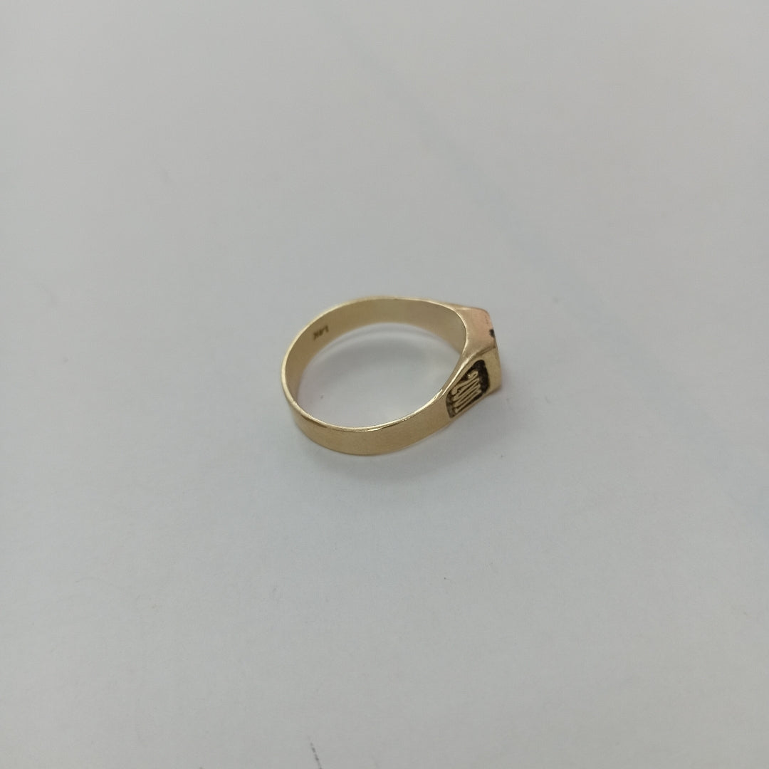 ANILLO DE GRADUACIÓN ORO 14 K 4.2 GRMS (SEMINUEVO)