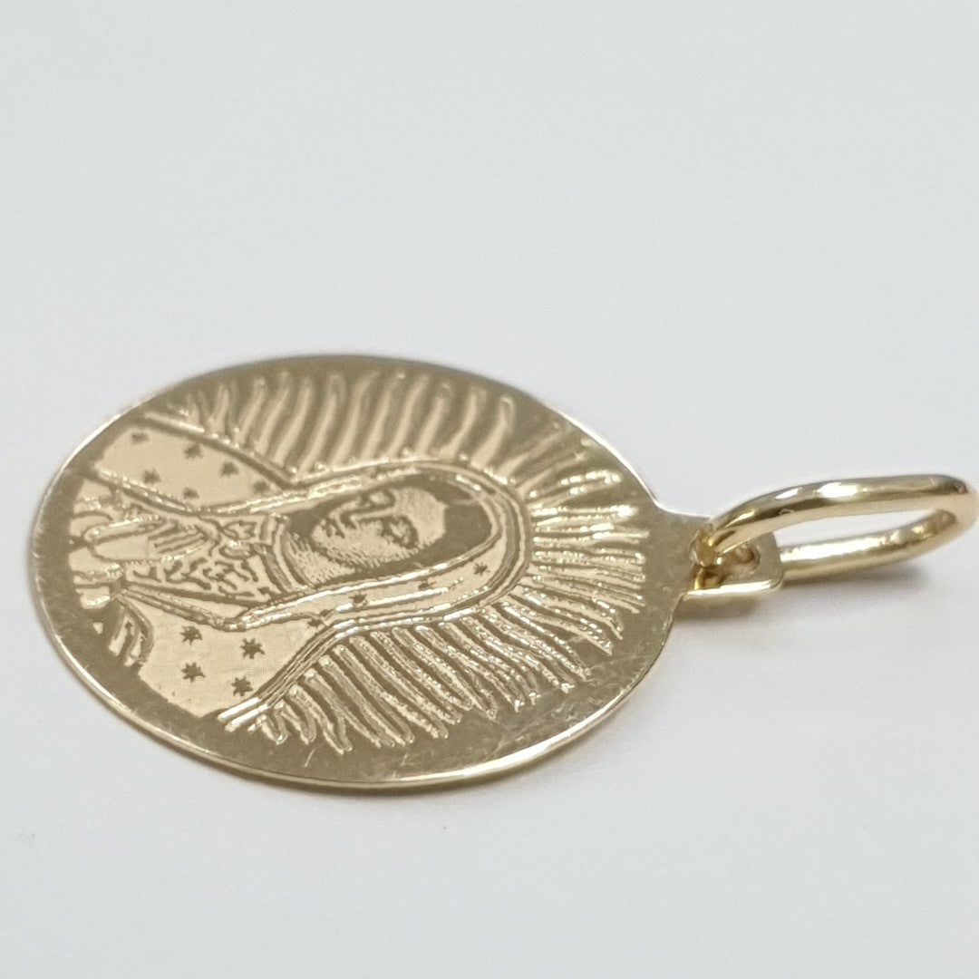 MEDALLA RELIGIOSA ORO 14 K 0.7 GRMS (SEMINUEVO)