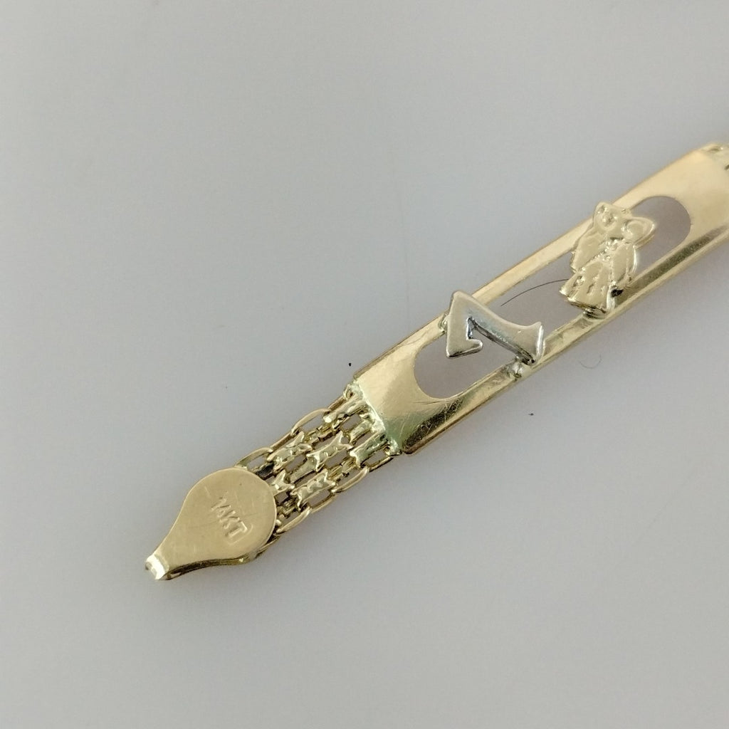 PULSERA ORO 14 K 9.5 GRMS (SEMINUEVO)