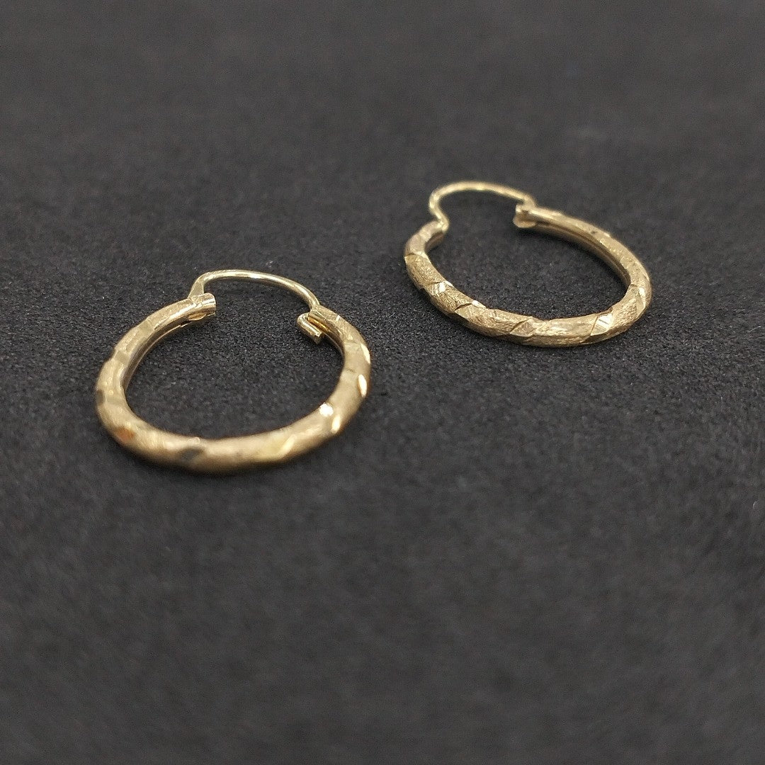 ARRACADAS PAR ORO 14 K 0.9 GRMS (SEMINUEVO)