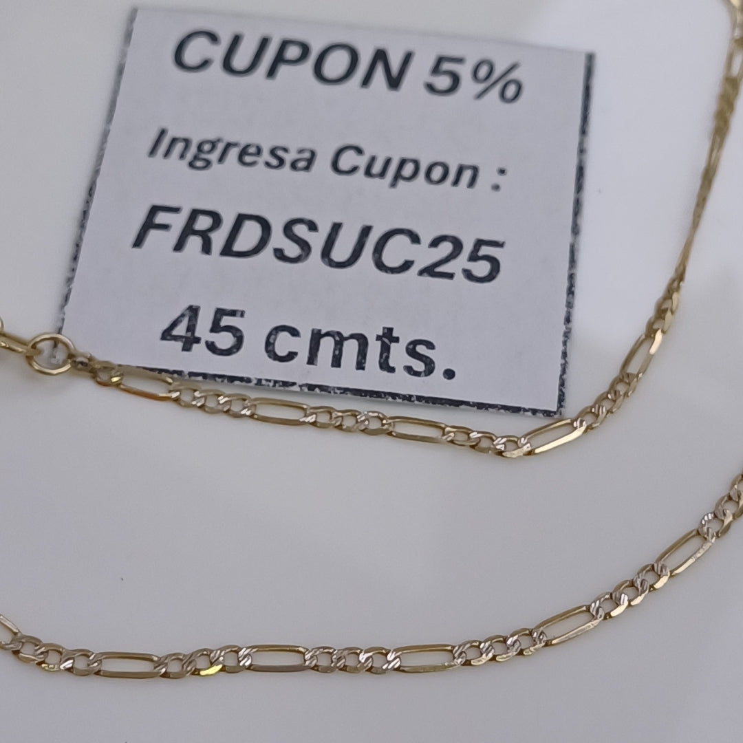 CADENA ORO 14 K 2.4 GRMS (SEMINUEVO)