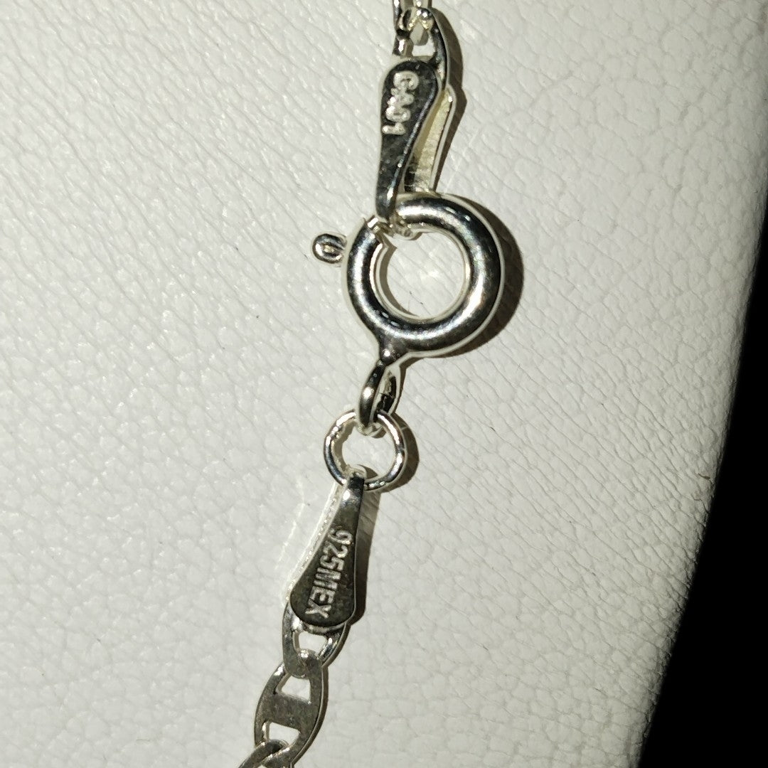 CADENA TEJIDO ESPEJO PLATA .925 55 CM 3.8 GR (NUEVO)