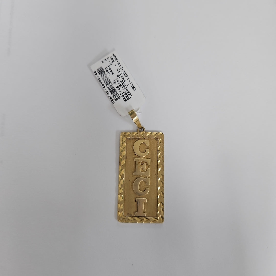 DIJE ORO 10 K 7.3 GRMS (SEMINUEVO)