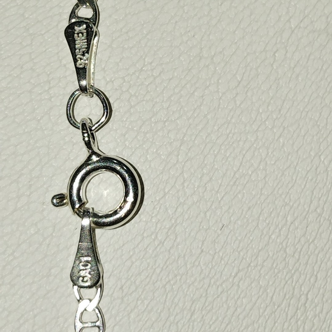 CADENA TEJIDO GUCHI PLATA .925 60 CM 3.8 GR (NUEVO)