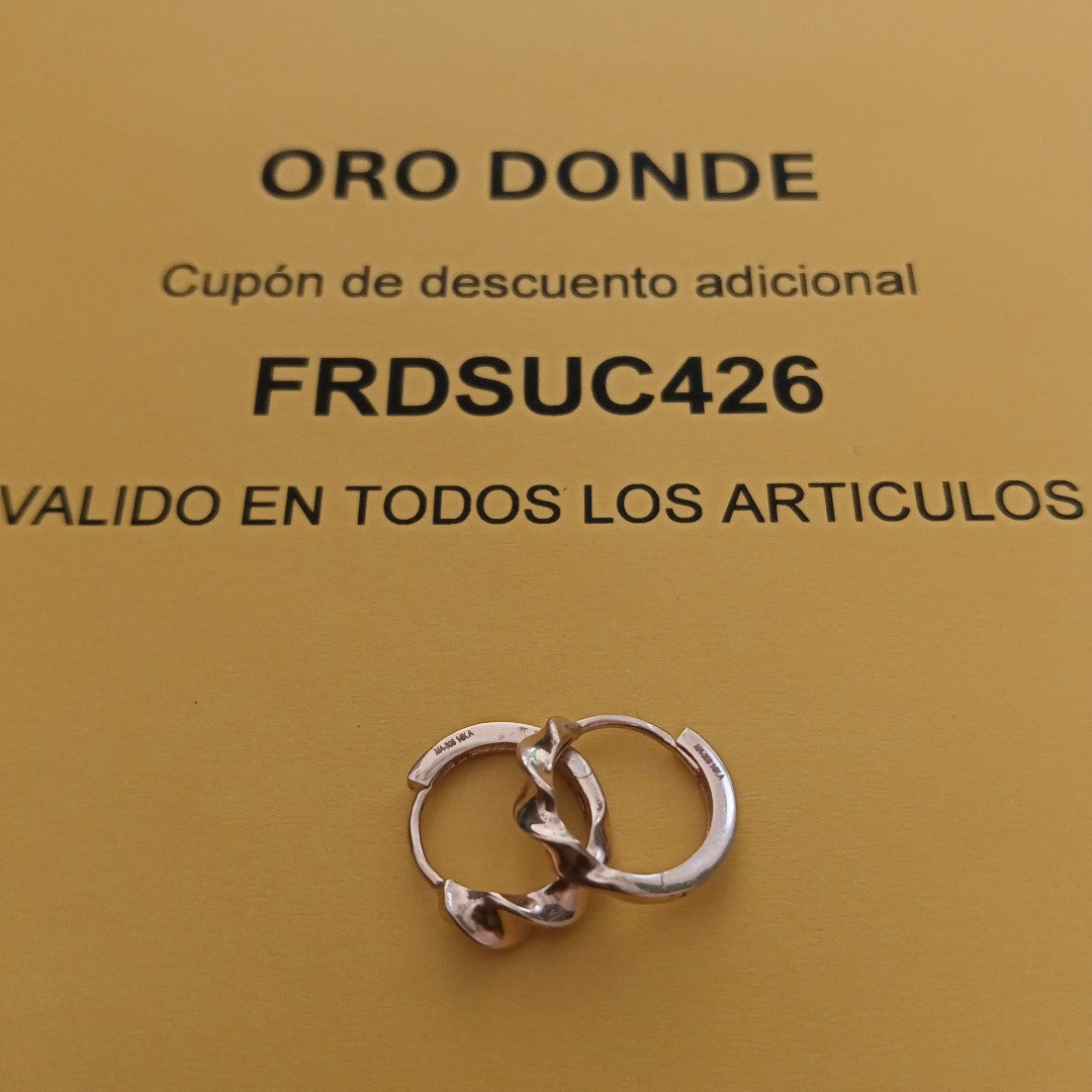 HUGGIES ORO 14K 1.4 (NUEVO)