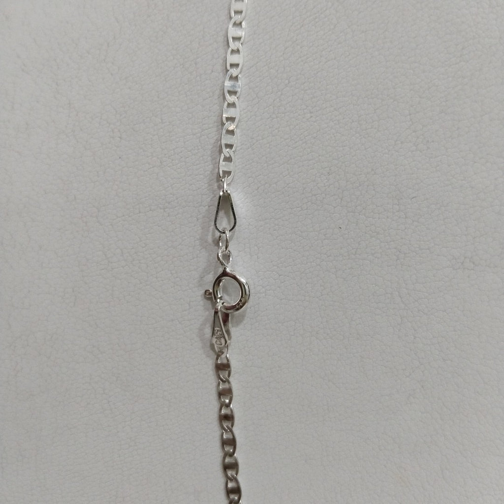 CADENA TEJIDO ESPEJO PLATA .925 55 CM 3.7 GR (NUEVO)
