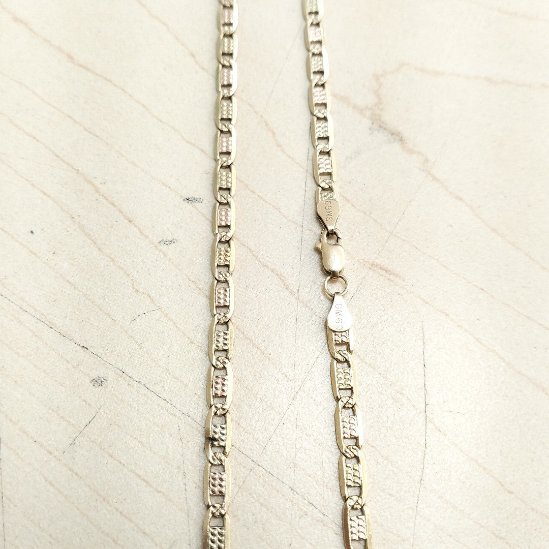 CADENA ORO COMBINADO 14 K 15,90 GRMS (SEMINUEVO)