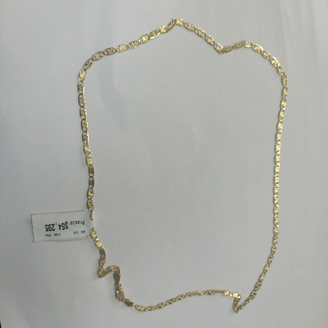 CADENAS GUCHI ORO 14K 55 CM 7 GR (NUEVO)