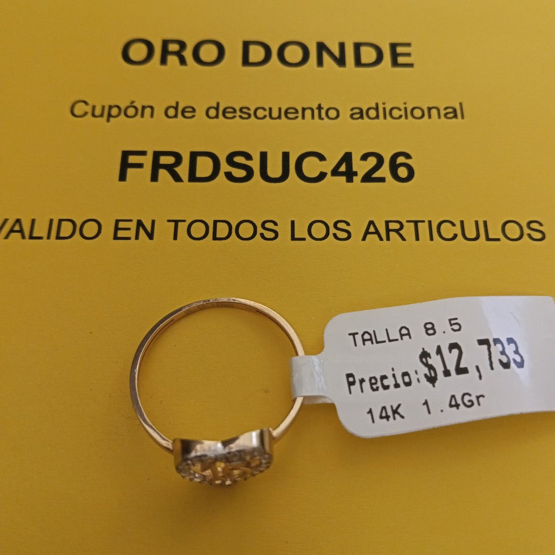 ANILLOS DAMA ORO 14K 1.4 (NUEVO)