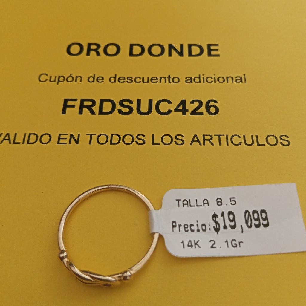 ANILLOS DAMA ORO 14K 2.1 (NUEVO)