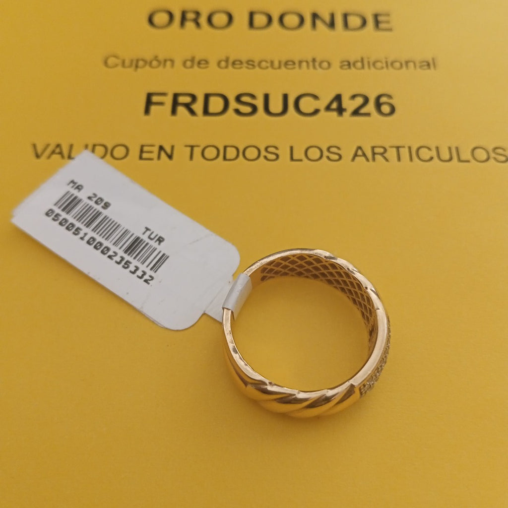 ANILLOS DAMA ORO 14K 3 (NUEVO)
