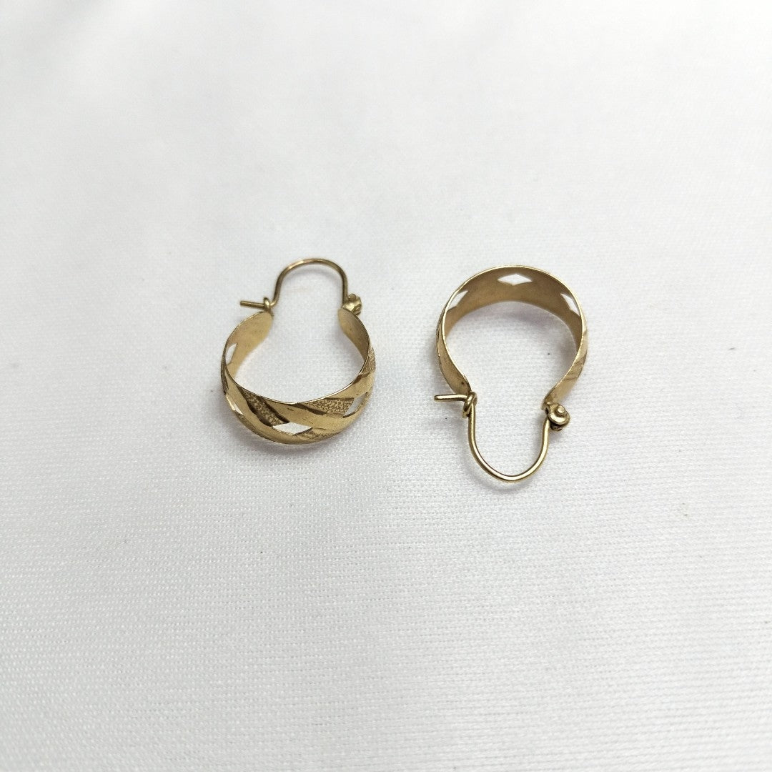 ARETES PAR ORO 14 K 2,40 GRMS (SEMINUEVO)