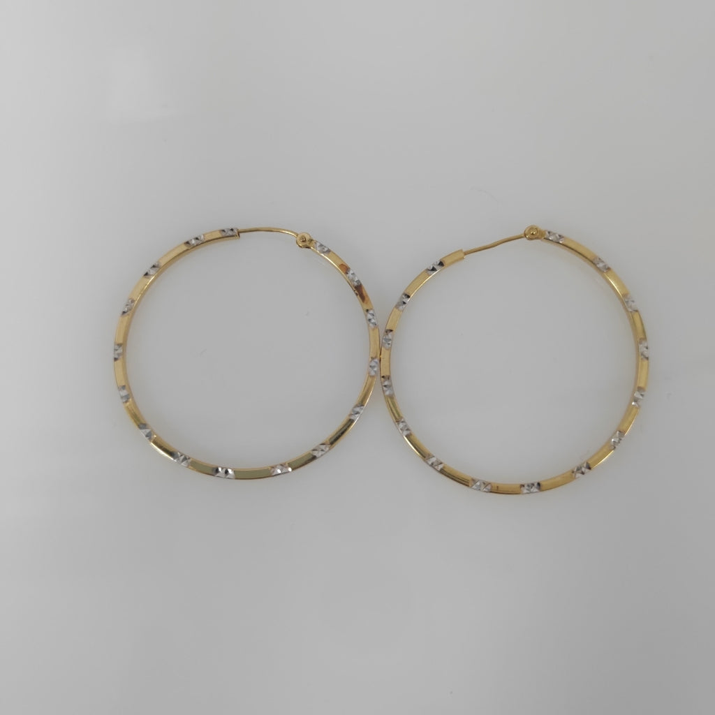 ARRACADAS PAR ORO 14 K 3 GRMS (SEMINUEVO)