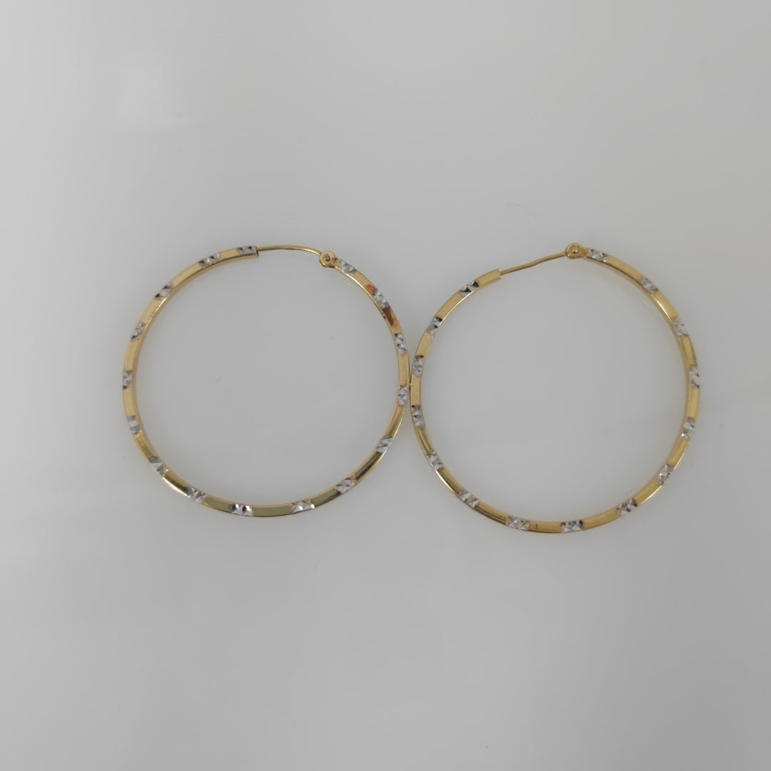 ARRACADAS PAR ORO 14 K 3 GRMS (SEMINUEVO)