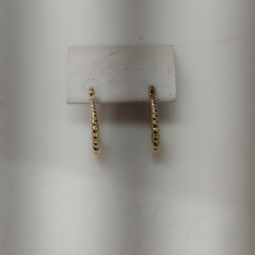 ARRACADAS PAR ORO 14 K 1.5 GRMS (SEMINUEVO)
