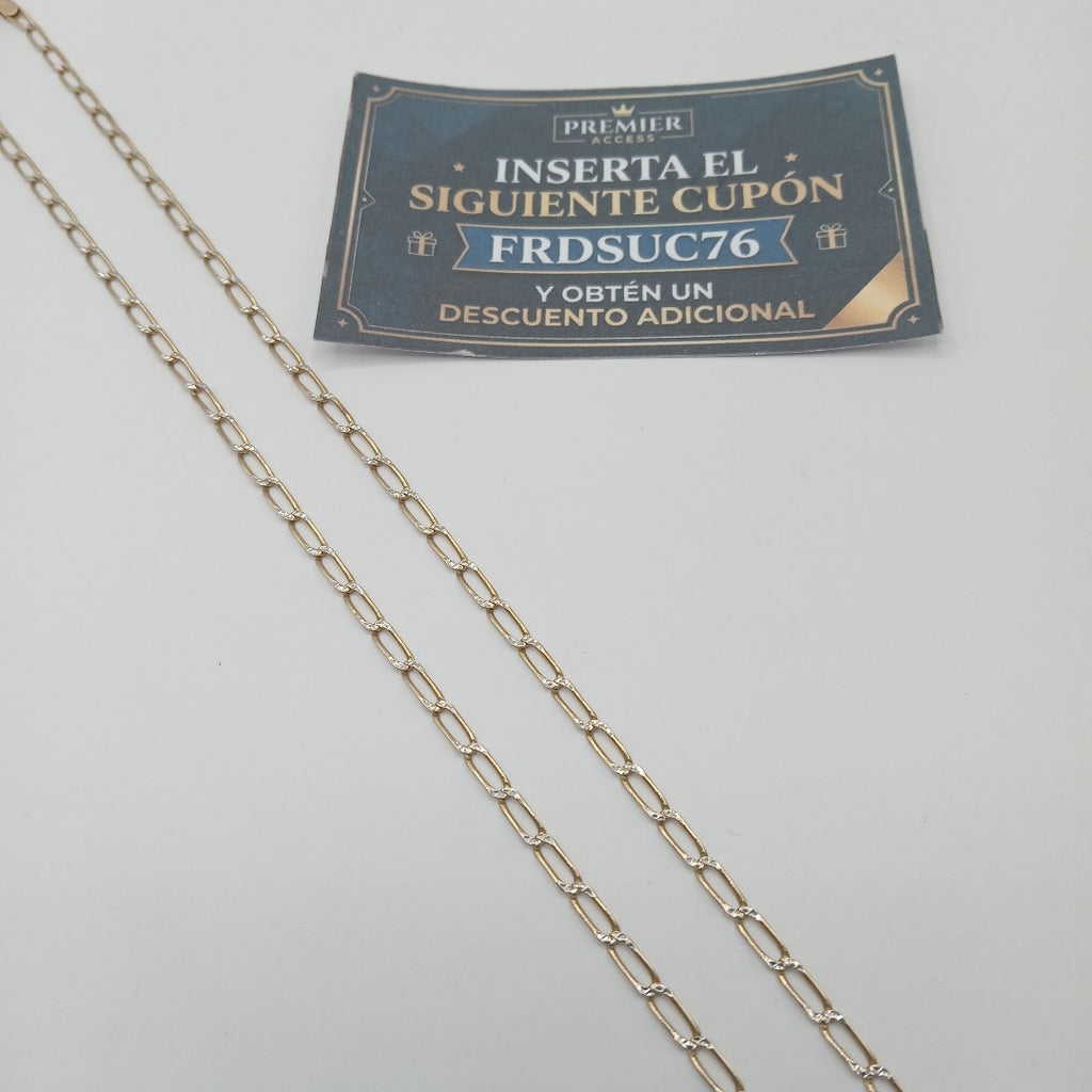 CADENA ORO 14 K 6.5 GRMS (SEMINUEVO)