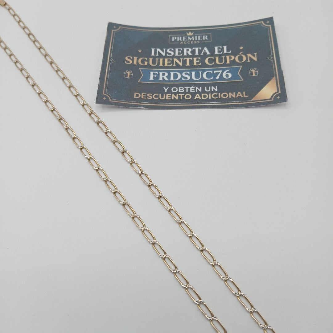 CADENA ORO 14 K 6.5 GRMS (SEMINUEVO)