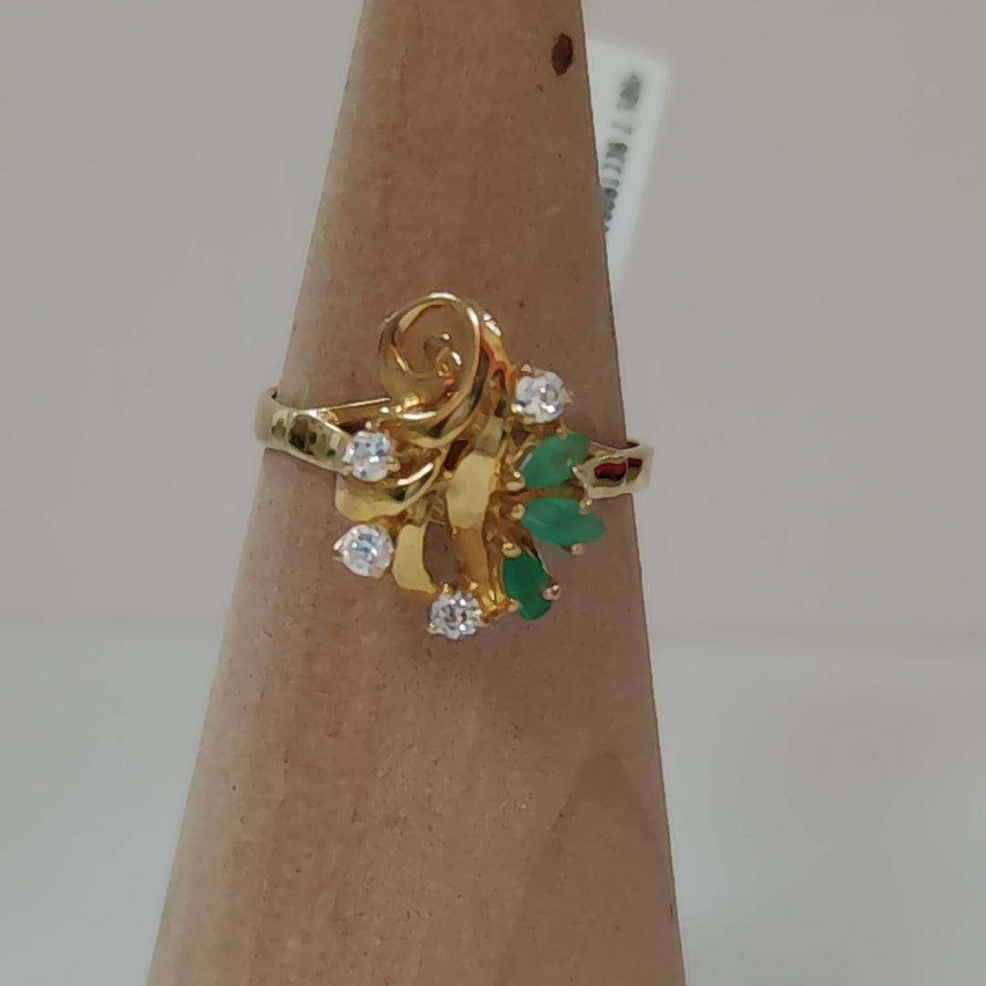 ANILLO ORO 10 K 2,50 GRMS (SEMINUEVO)