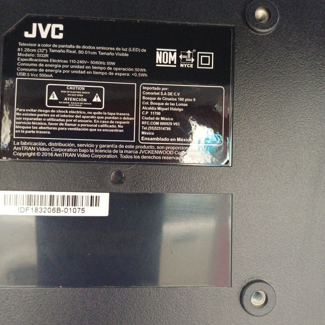 PANTALLA JVC SI32R (2021) 32" LED HD (SEMINUEVO)