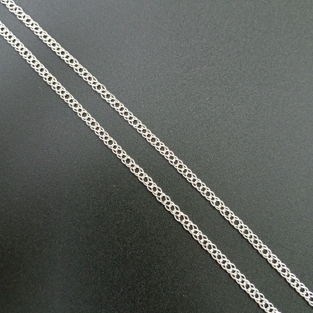 CADENA DOBLE ESLABON PLATA .925 50 CM 3.63 GR (NUEVO)