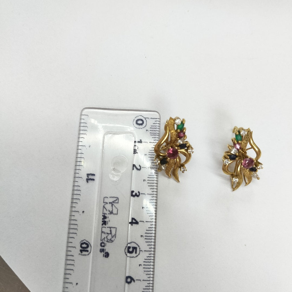 ARETES PAR ORO 14 K 5,80 GRMS (SEMINUEVO)