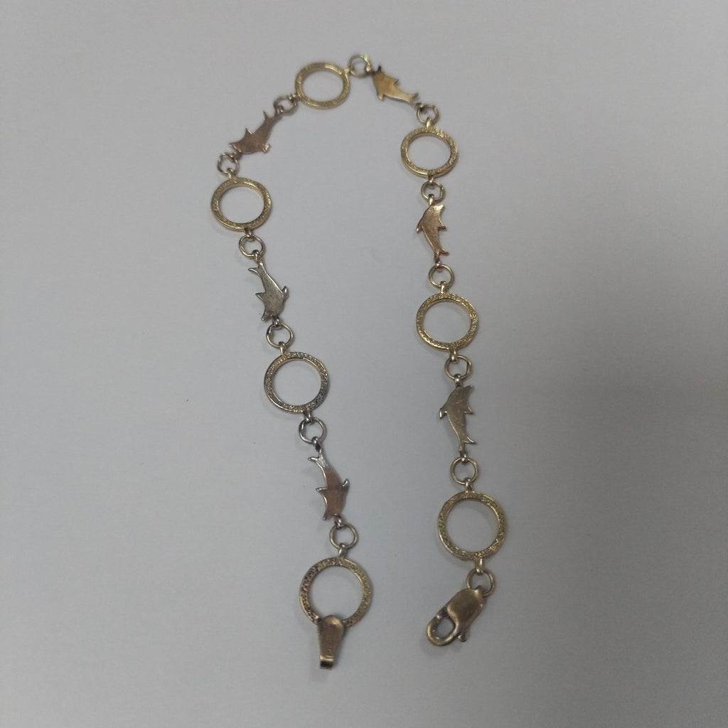 PULSERA ORO COMBINADO 10 K 3 GRMS (SEMINUEVO)
