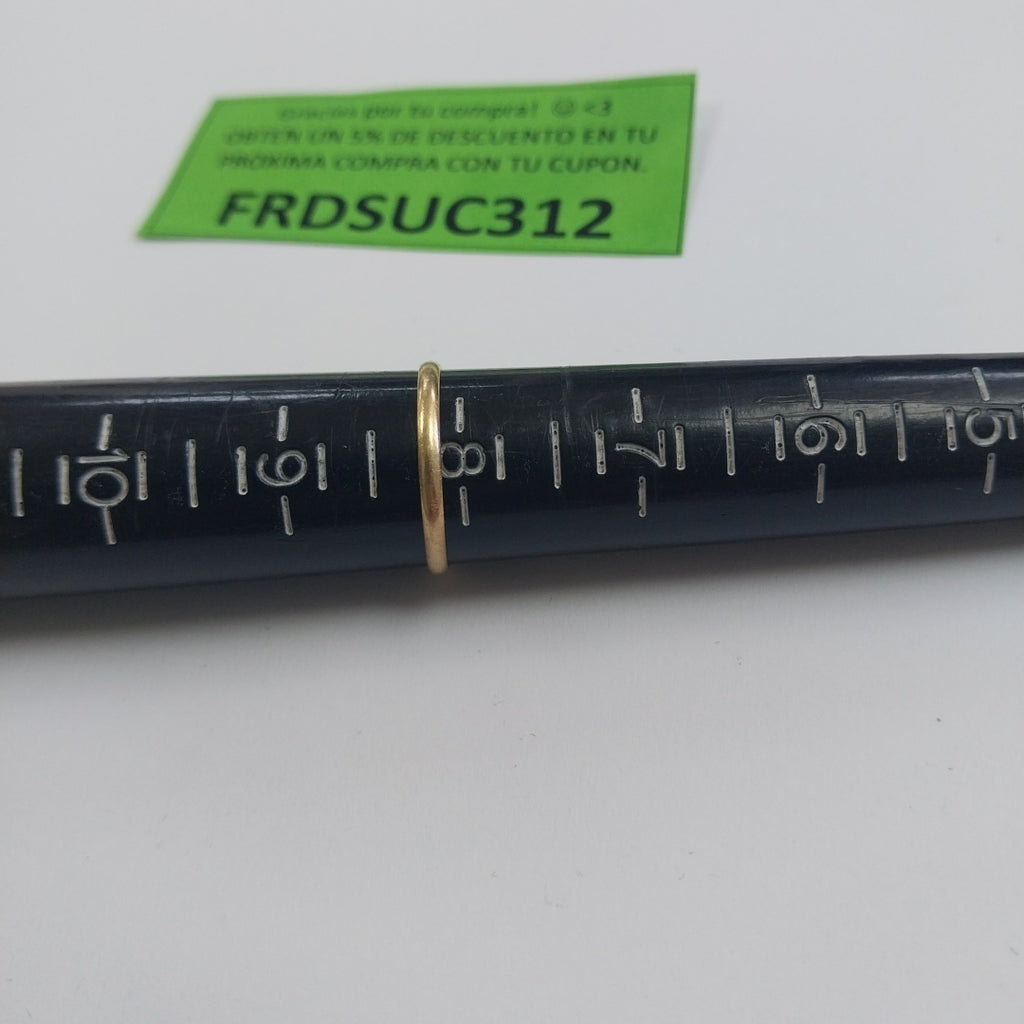 ARGOLLA ORO 10 K 0.9 GRMS (SEMINUEVO)