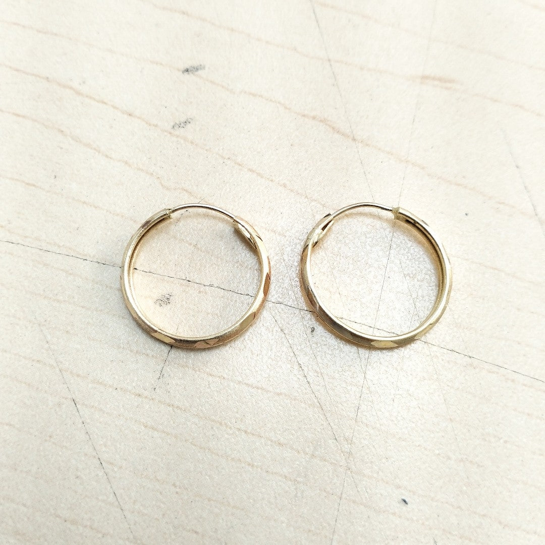 ARRACADAS PAR ORO 14 K 1,70 GRMS (SEMINUEVO)