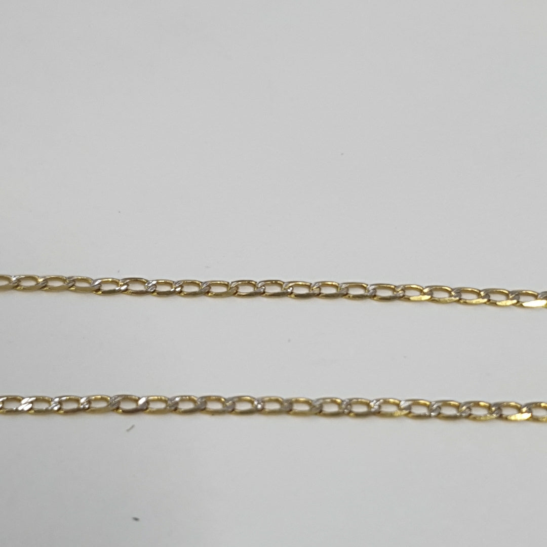CADENA ORO, RODIADO 14 K 1.3 GRMS (SEMINUEVO)
