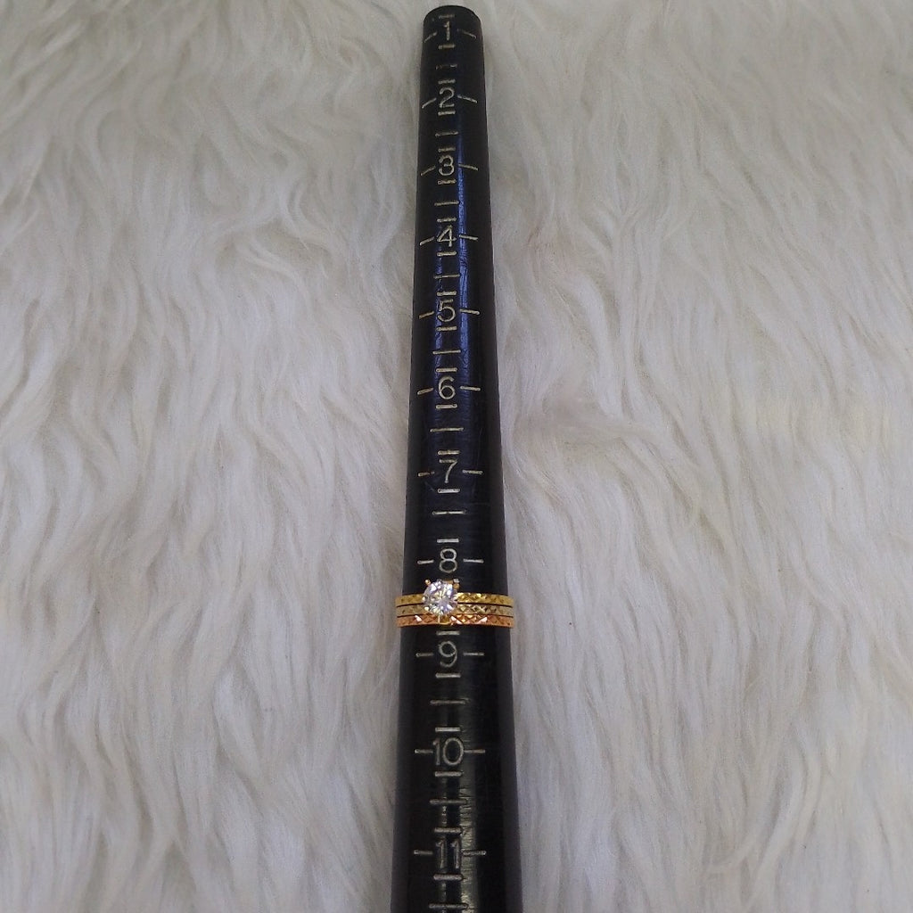 ANILLITO ORO COMBINADO 10 K 2.9 GRMS (SEMINUEVO)