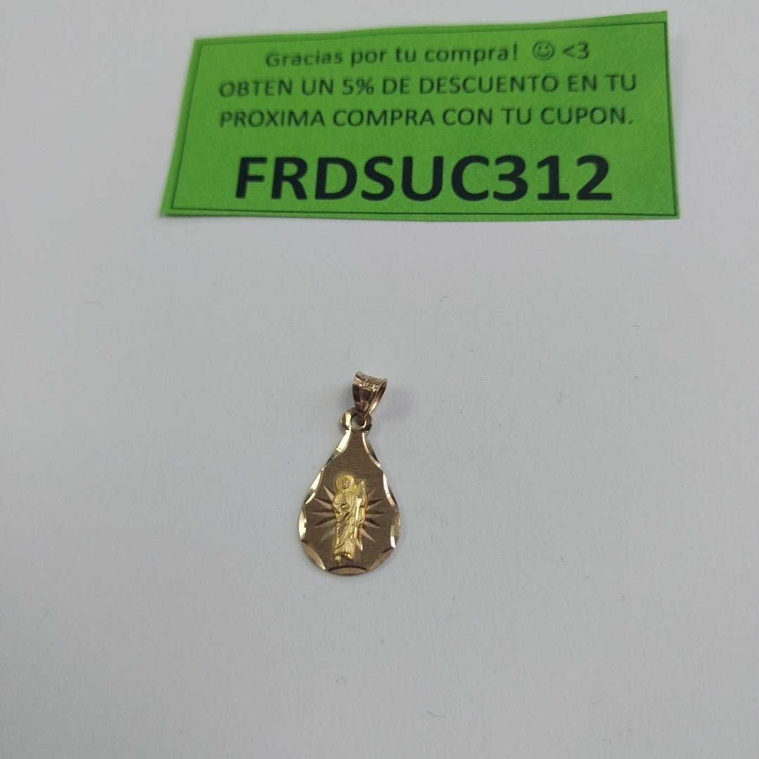 MEDALLA PERSONAL ORO 10 K 1.2 GRMS (SEMINUEVO)