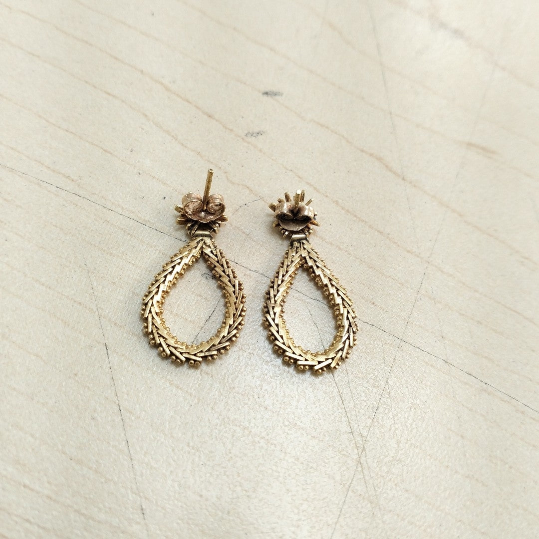 ARETES PAR ORO 10 K 4.6 GRMS (SEMINUEVO)