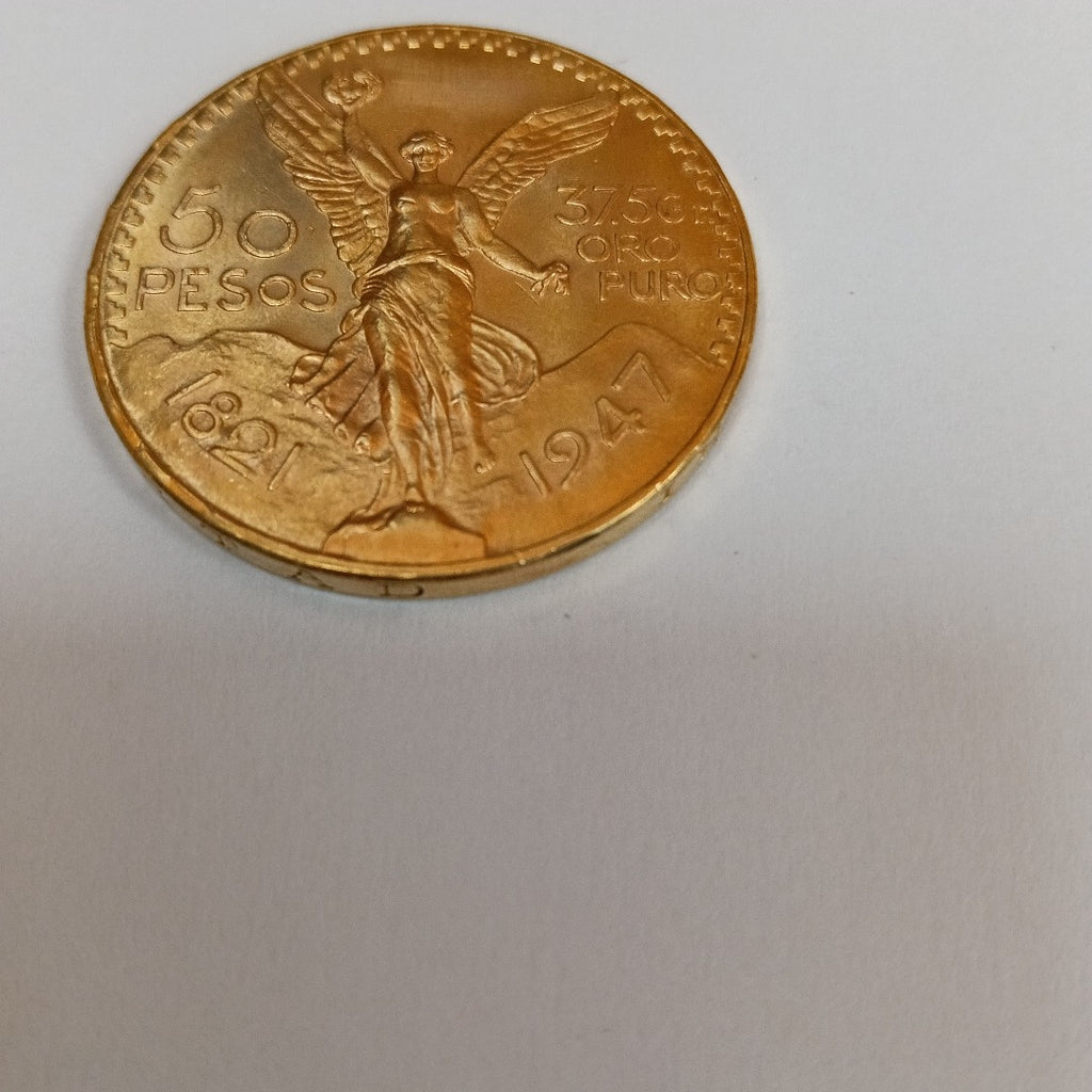 K1 41,60 GRMS 21 K IDENTIFICACIÓN MONEDA NOMINATIVA MONEDAS PESOS 50 PESOS (SEMINUEVO)