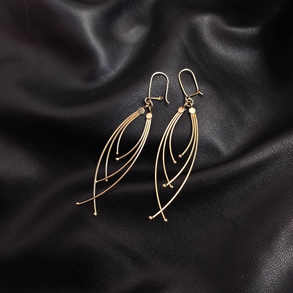 ARETES PAR ORO 14 K 5,40 GRMS (SEMINUEVO)