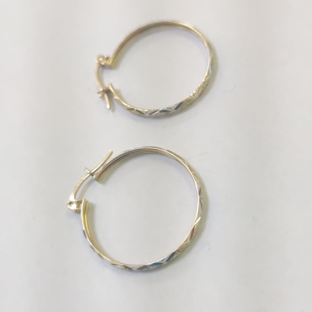 ARRACADAS PAR ORO 14 K 1.7 GRMS (SEMINUEVO)