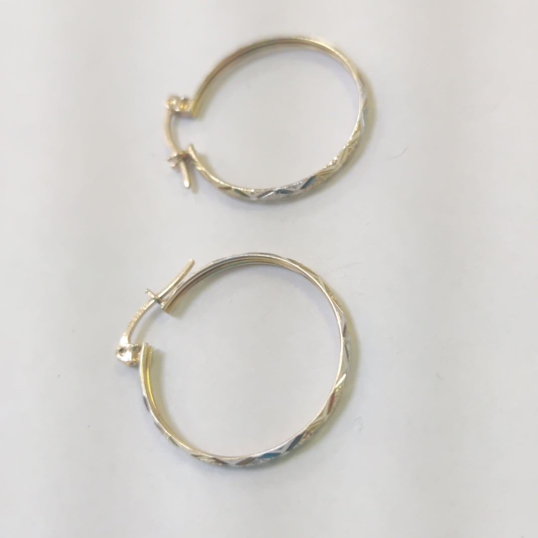 ARRACADAS PAR ORO 14 K 1.7 GRMS (SEMINUEVO)