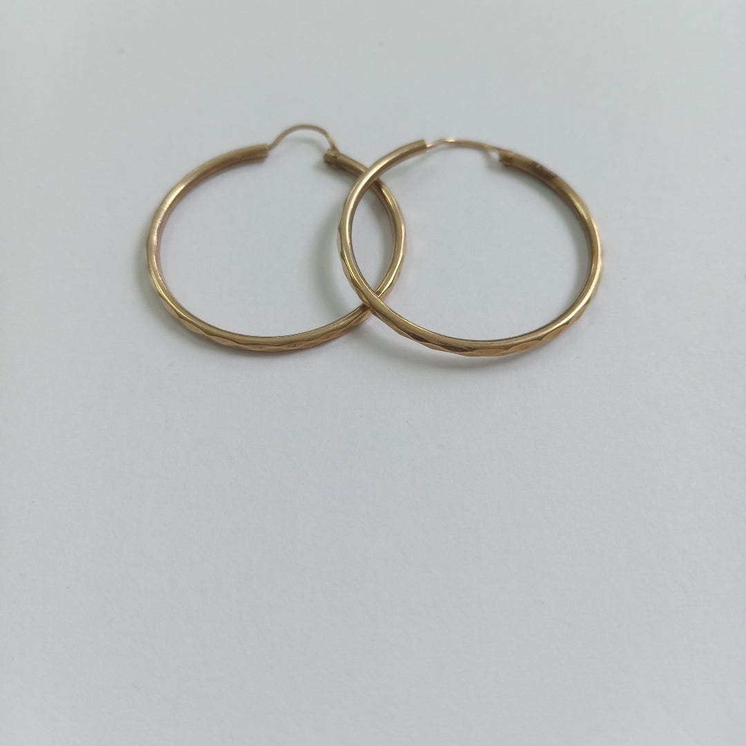 ARRACADAS PAR ORO 14 K 2.2 GRMS (SEMINUEVO)