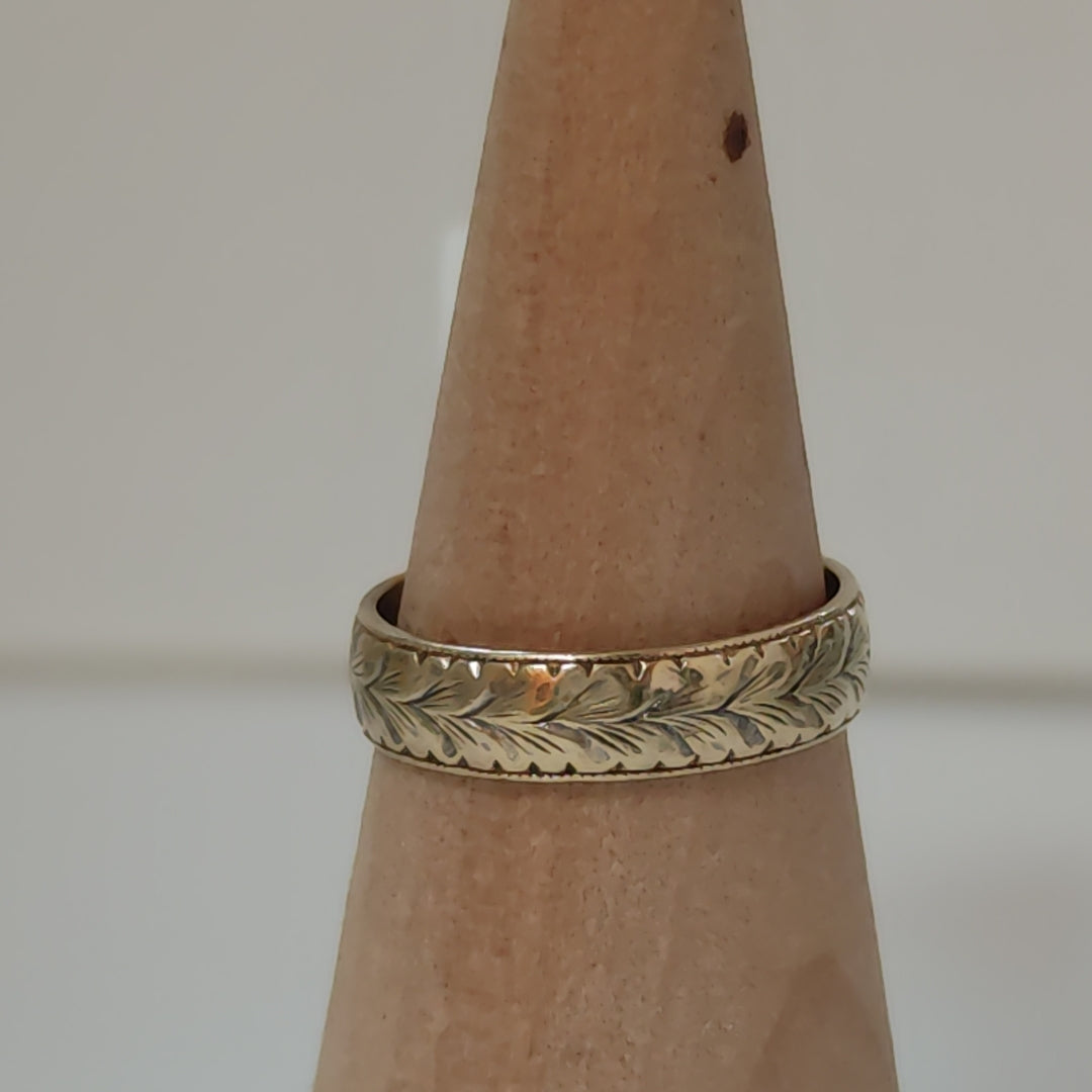 ANILLO ORO 14 K 4.3 GRMS (SEMINUEVO)