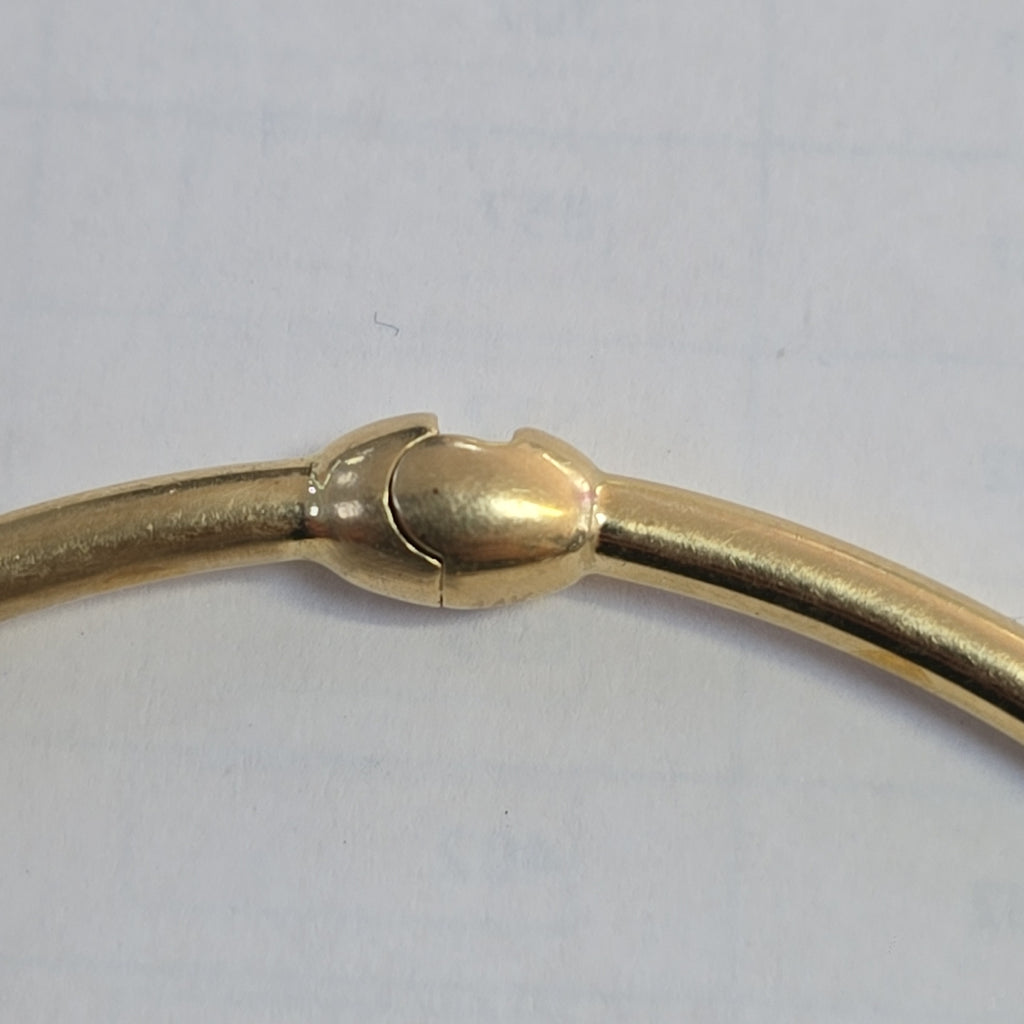 PULSERA RIGIDA ORO 14 K 8.8 GRMS (SEMINUEVO)