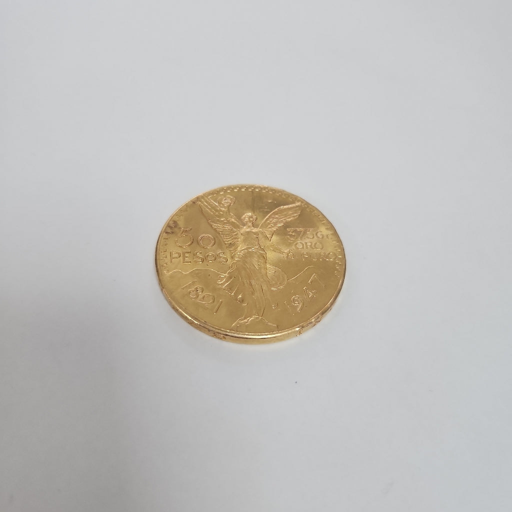 K1 41.6 GRMS 21 K IDENTIFICACIÓN MONEDA NOMINATIVA MONEDAS PESOS 50 PESOS (SEMINUEVO)